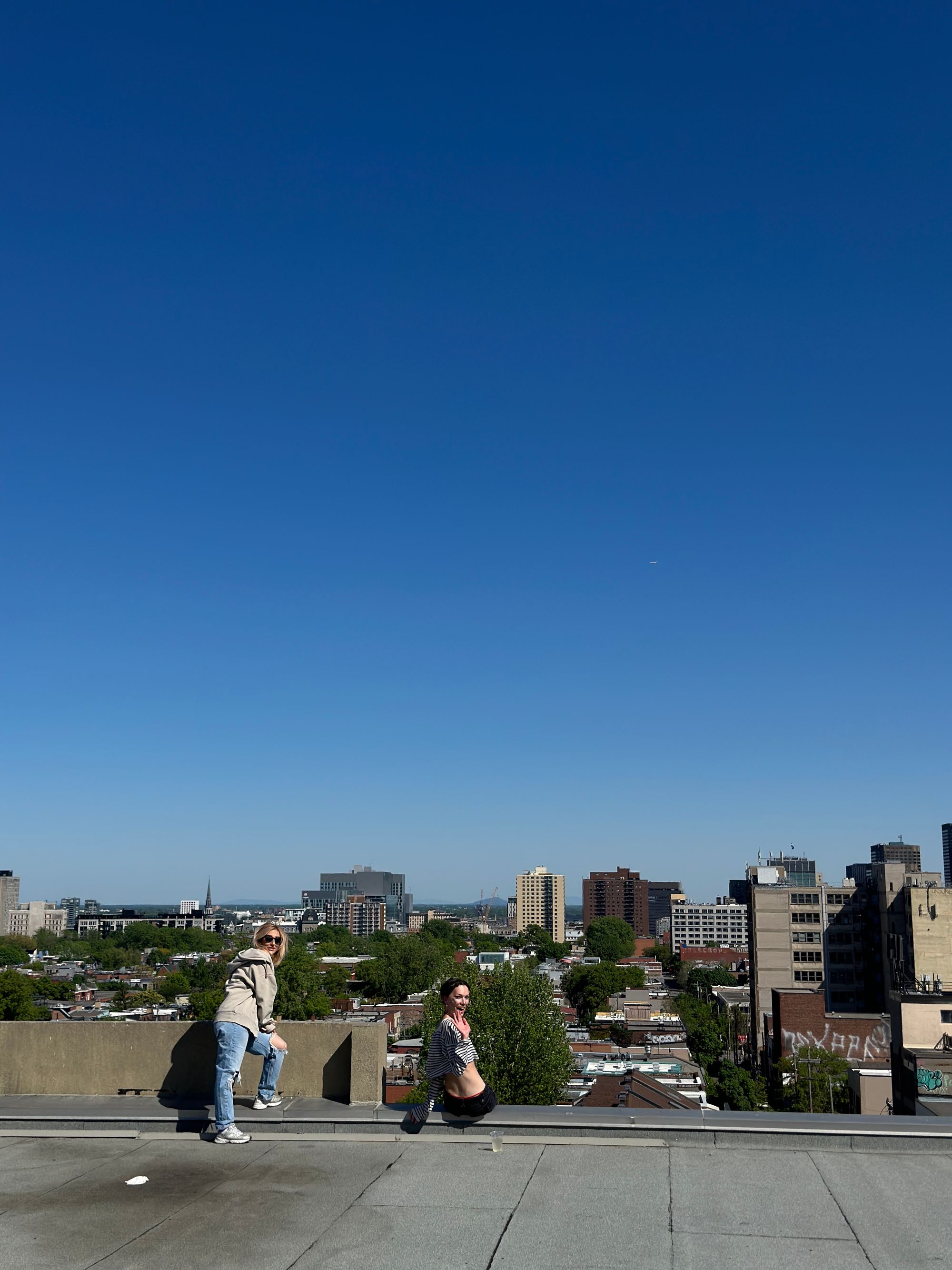 Montréal fin du printemps et le début de l'été